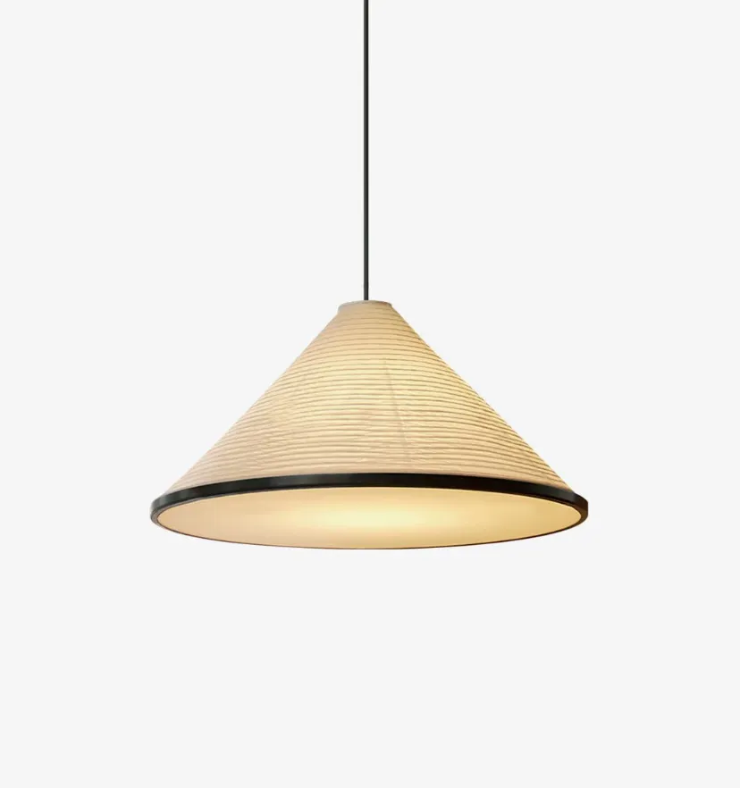 Washi Paper Cone Pendant Lamp - Yiarolight
