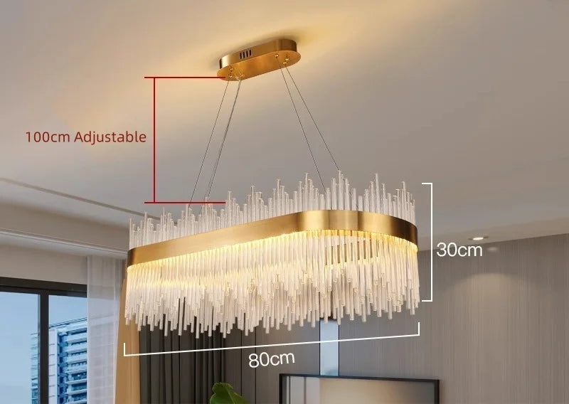 Wilmer Crown Crystal Chandelier - Auraolight