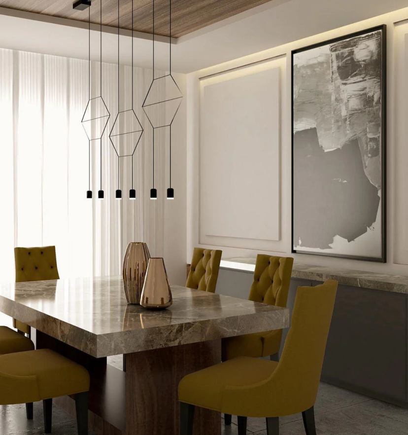 Line 2D Pendant Light - Yiarolight