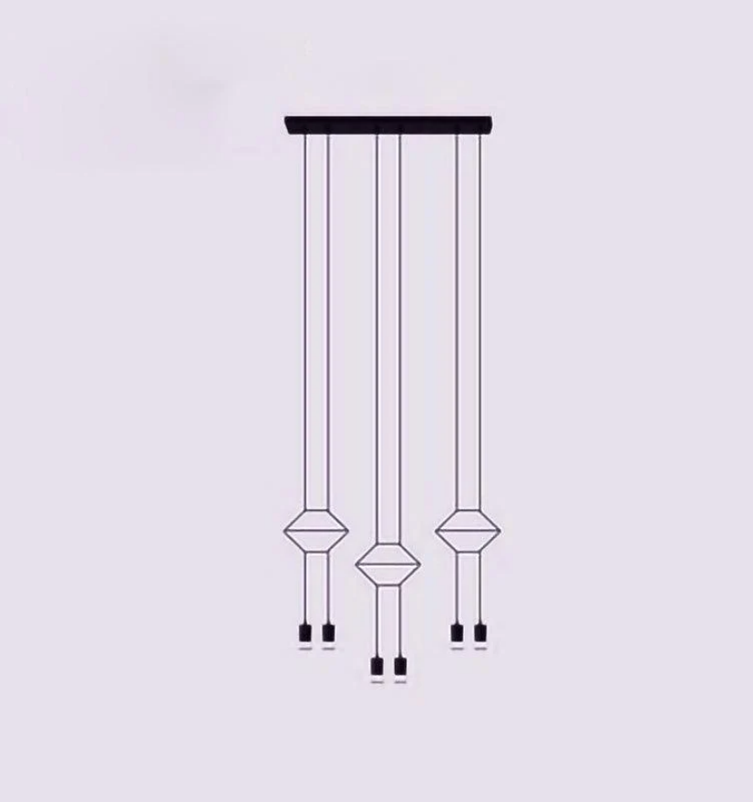 Line 2D Pendant Light - Yiarolight
