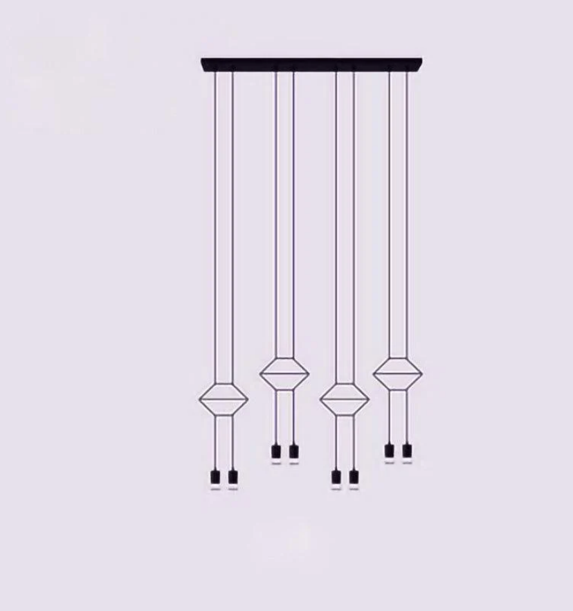 Line 2D Pendant Light - Yiarolight