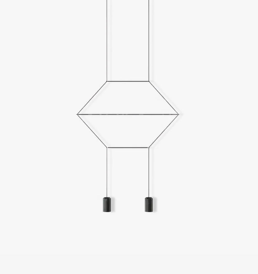 Line 2D Pendant Light - Yiarolight