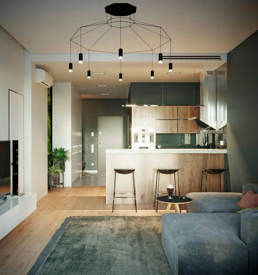 Lines 3D Pendant Lamp - Yiarolight