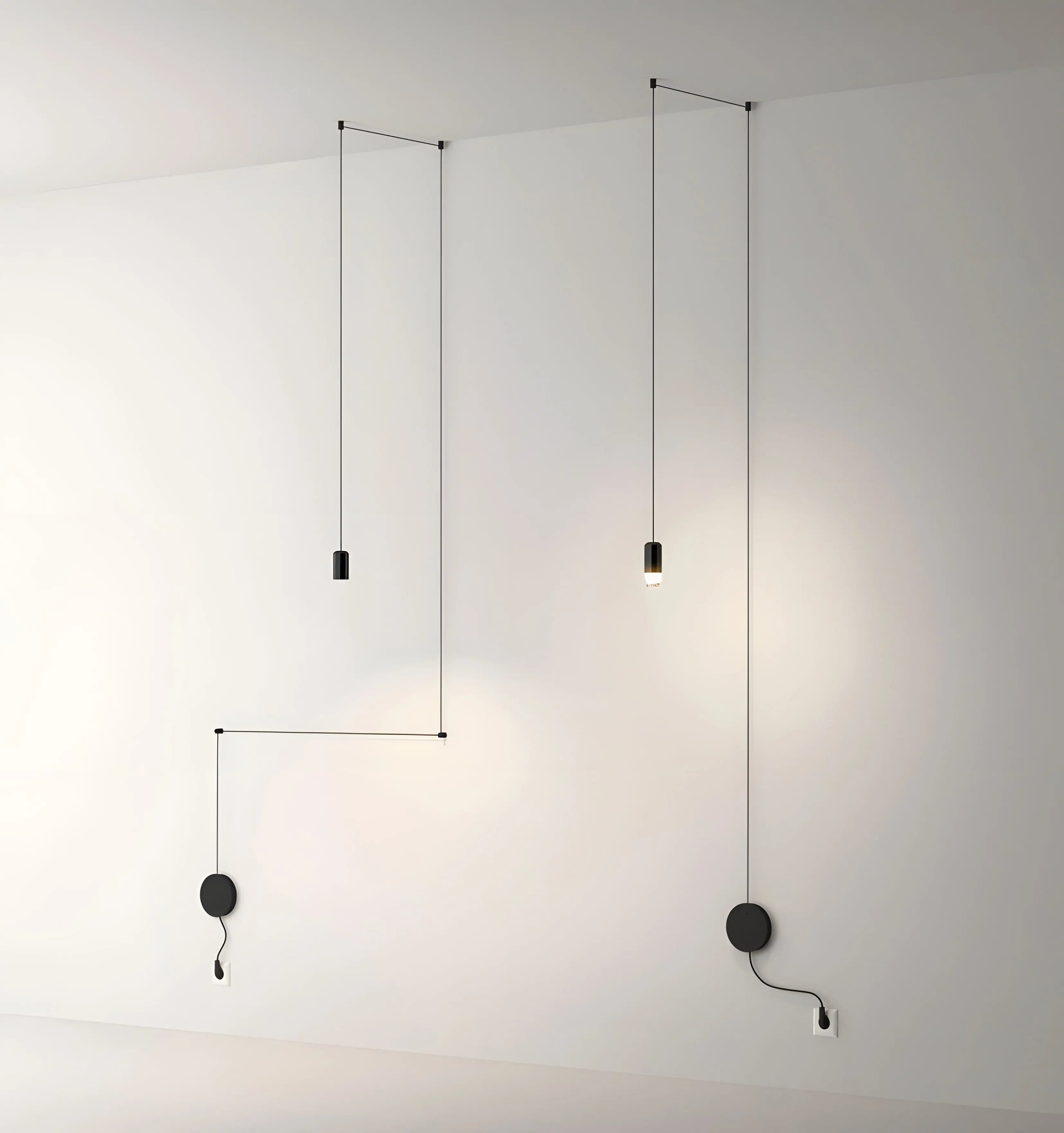 Lines free-form Pendant light - Yiarolight