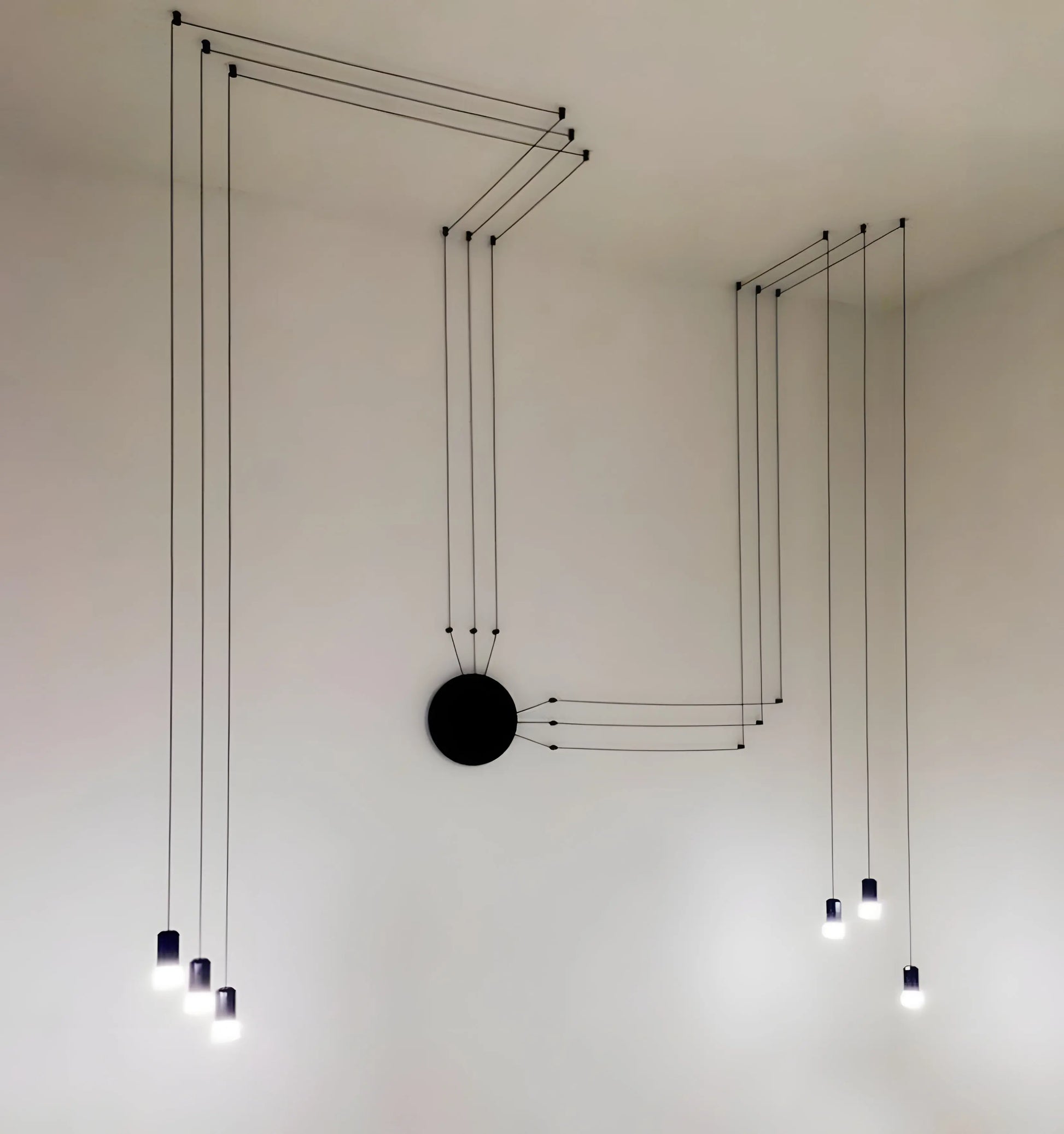 Lines free-form Pendant light - Yiarolight