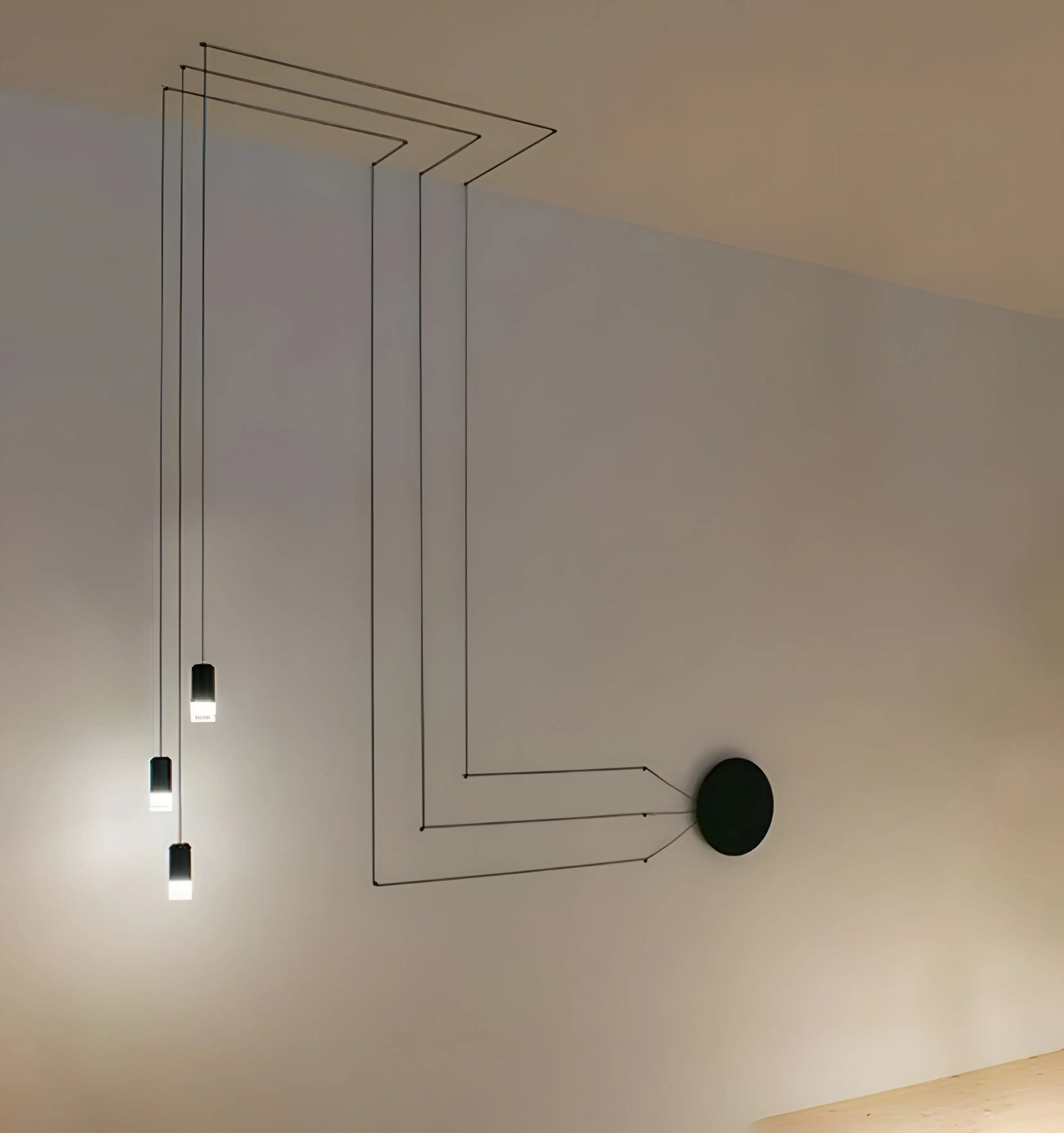 Lines free-form Pendant light - Yiarolight