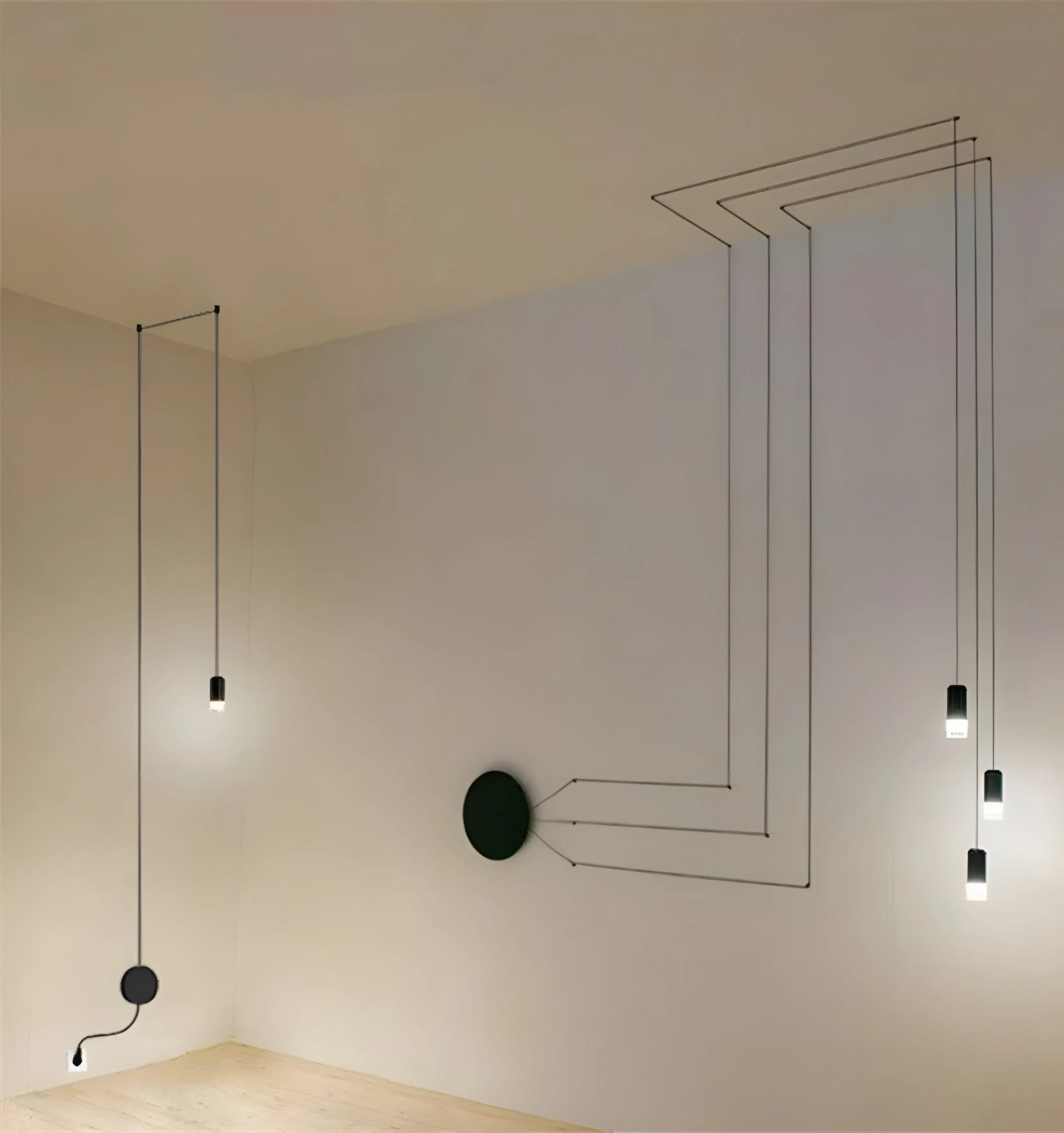 Lines free-form Pendant light - Yiarolight