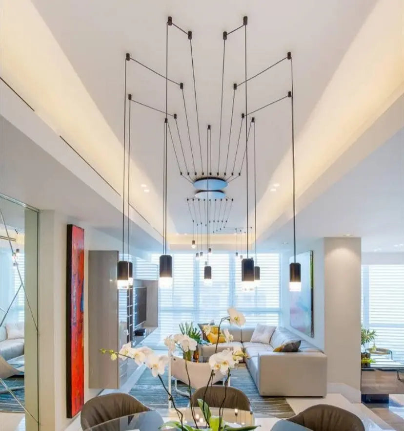 Lines free-form Pendant light - Yiarolight