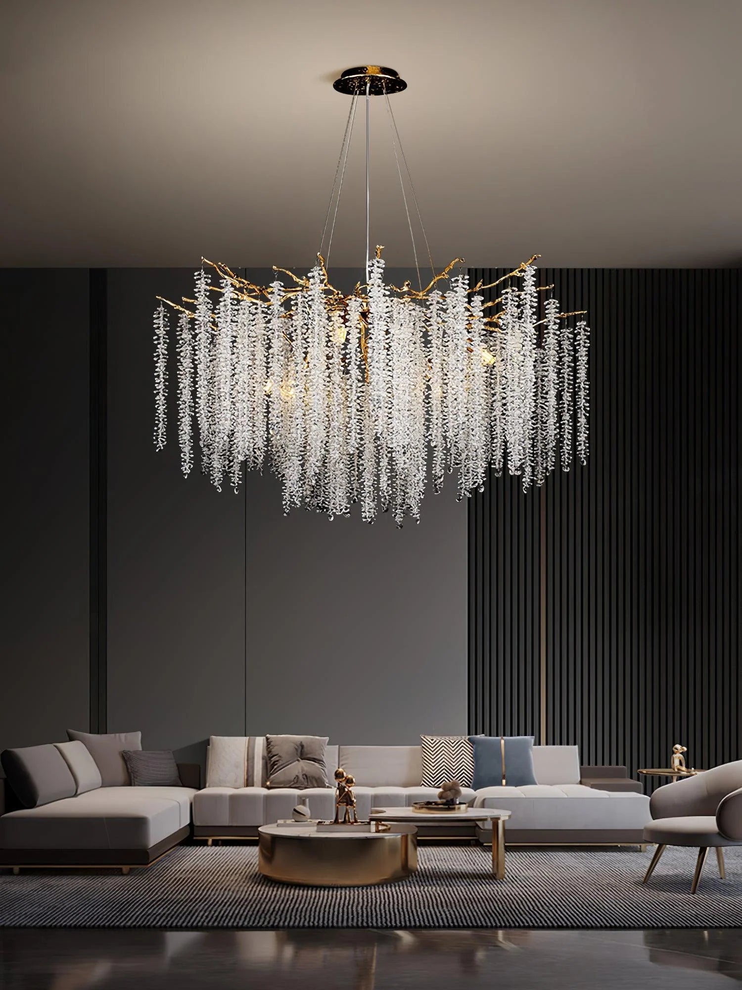 Wisteria Flower Crystal Chandelier - Yiarolight