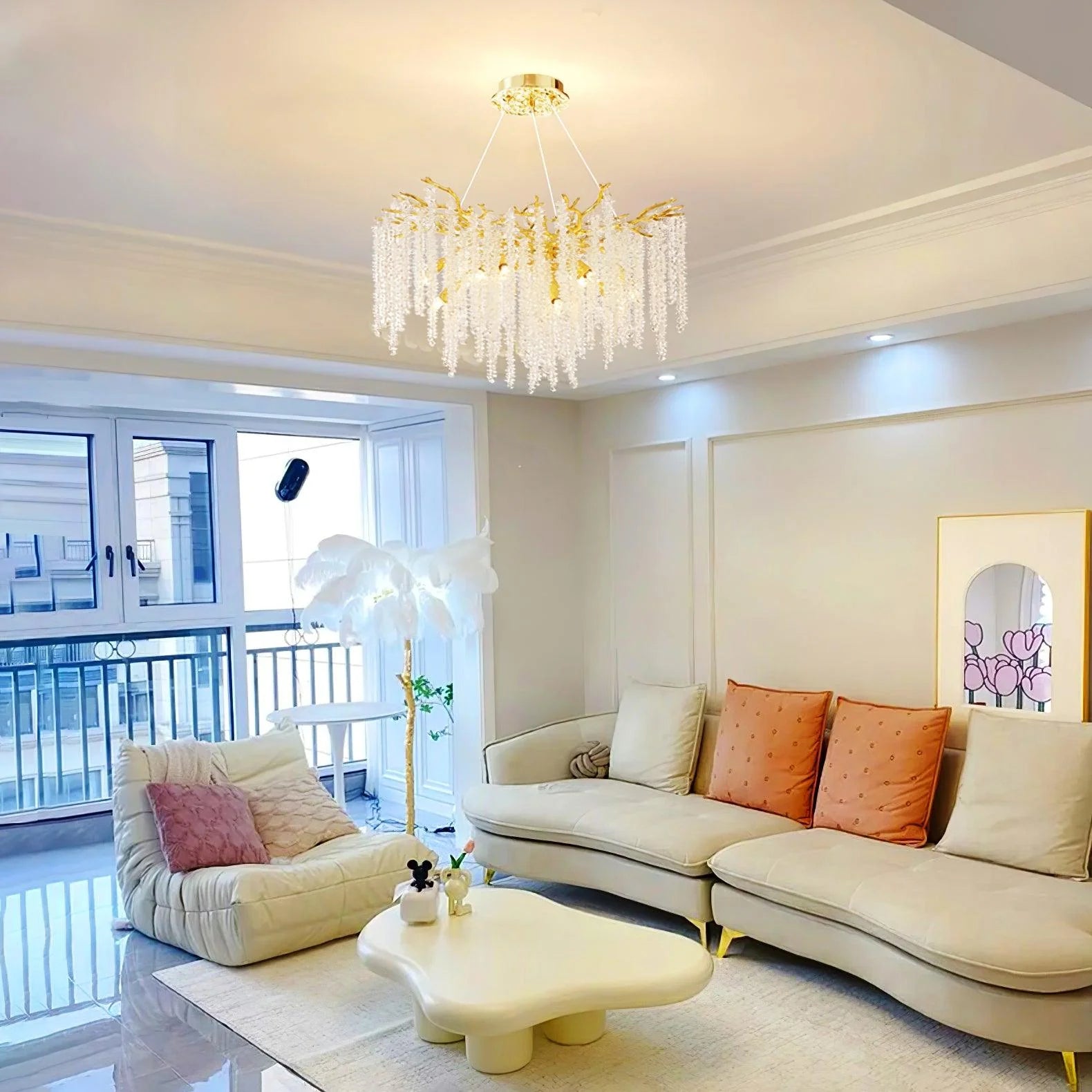 Wisteria Flower Crystal Chandelier - Yiarolight