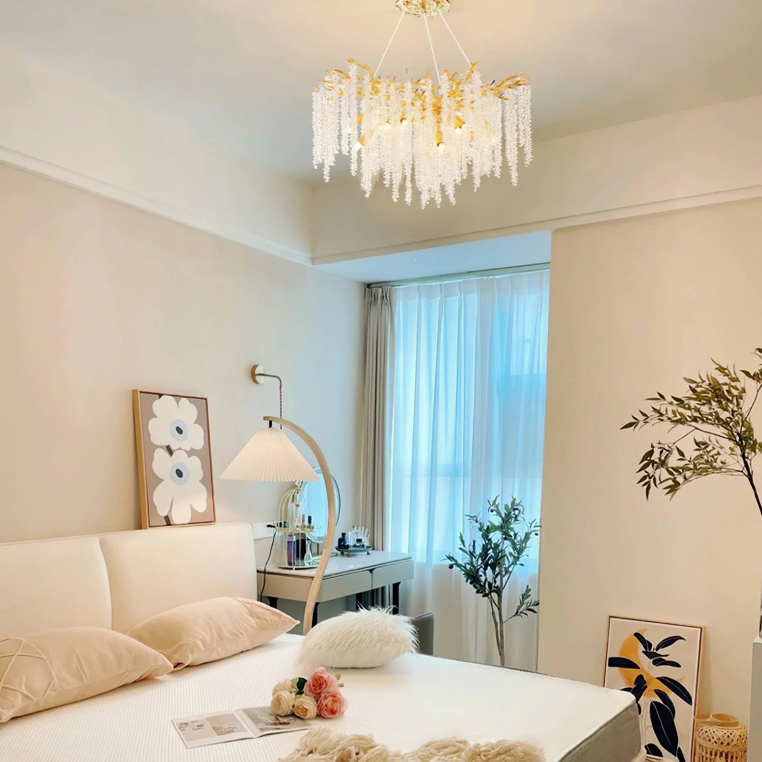 Wisteria Flower Crystal Chandelier - Yiarolight