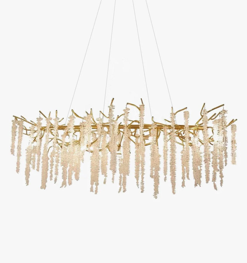 Wisteria Flower Crystal Chandelier - Yiarolight