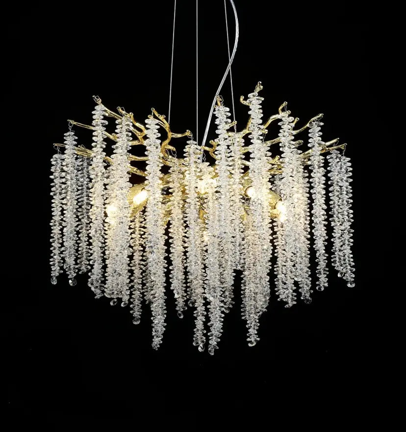 Wisteria Flower Crystal Chandelier - Yiarolight