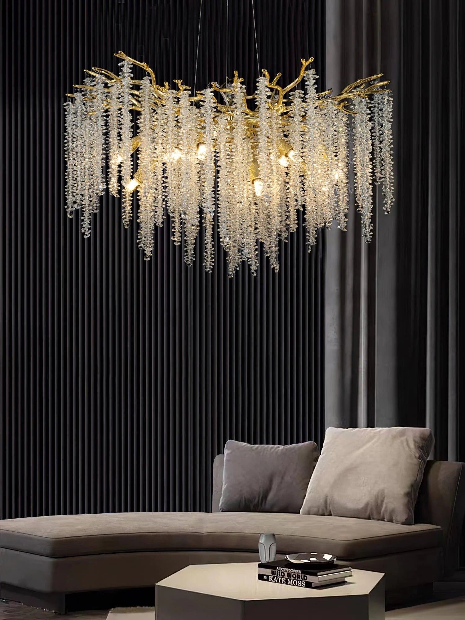 Wisteria Flower Crystal Chandelier - Yiarolight