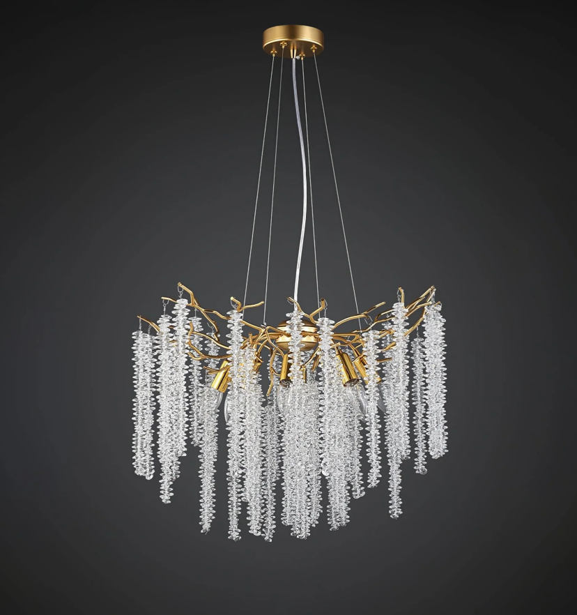 Wisteria Flower Crystal Chandelier - Yiarolight