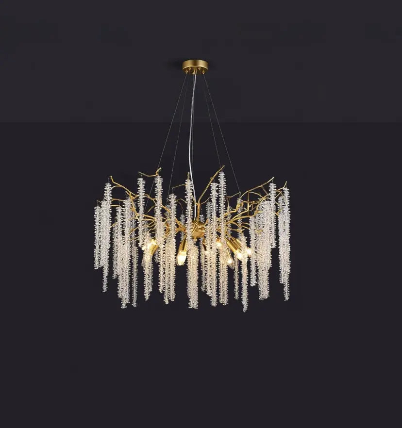 Wisteria Flower Crystal Chandelier - Yiarolight