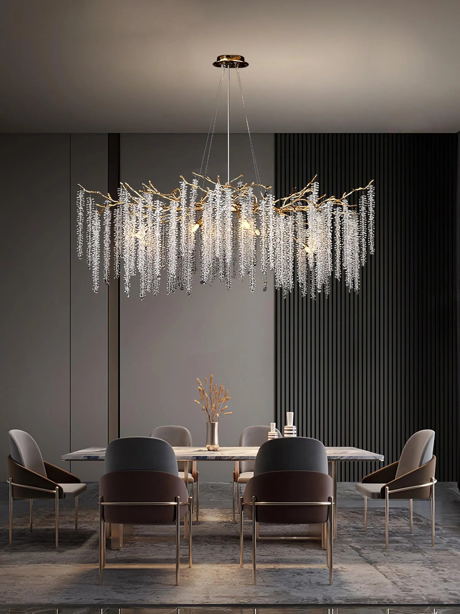 Wisteria Flower Crystal Chandelier - Yiarolight