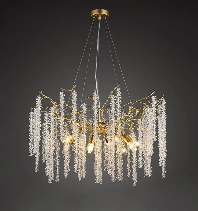 Wisteria Flower Crystal Chandelier - Yiarolight