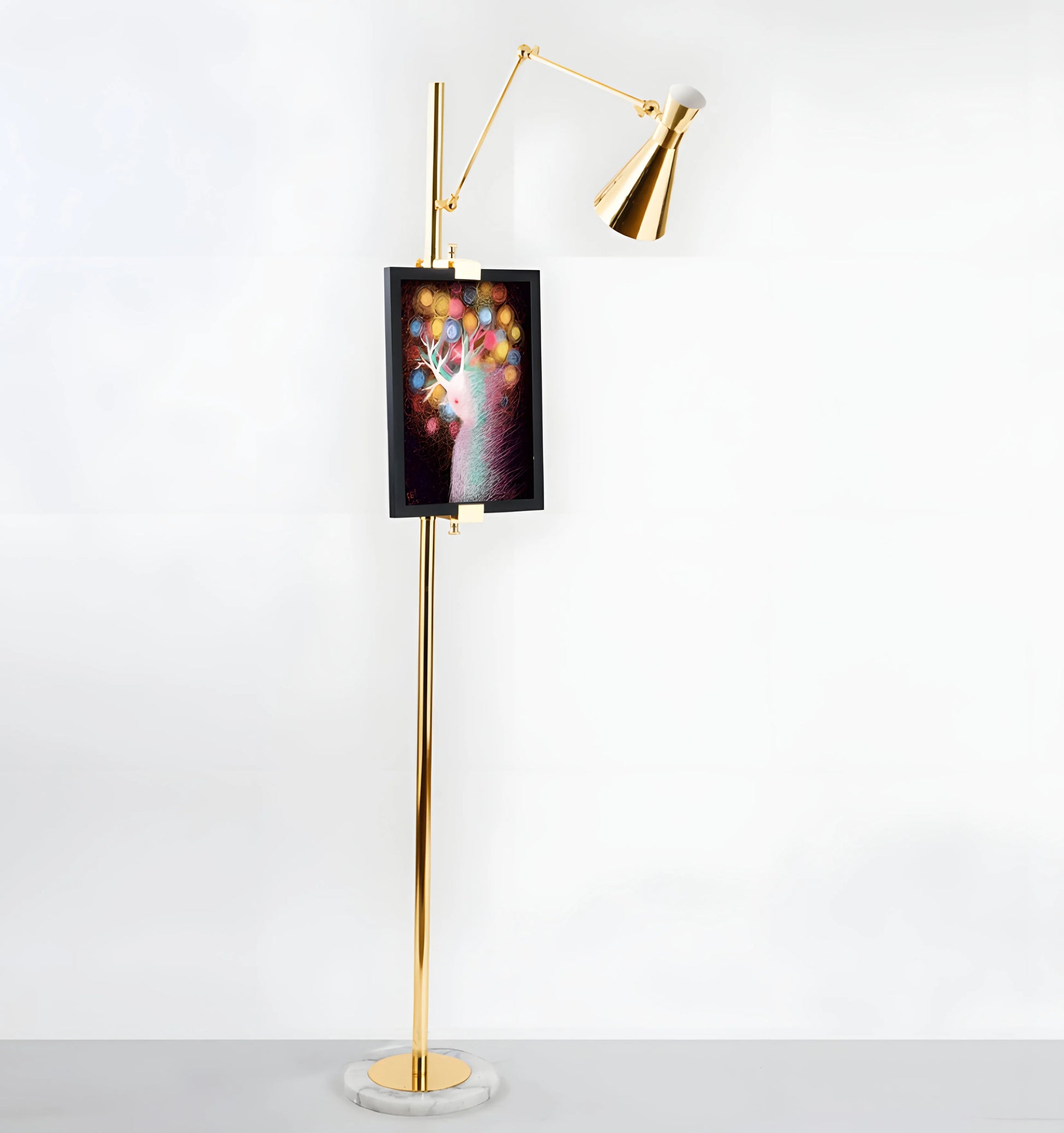 With Frame Support Floor Lamp - Yiarolight