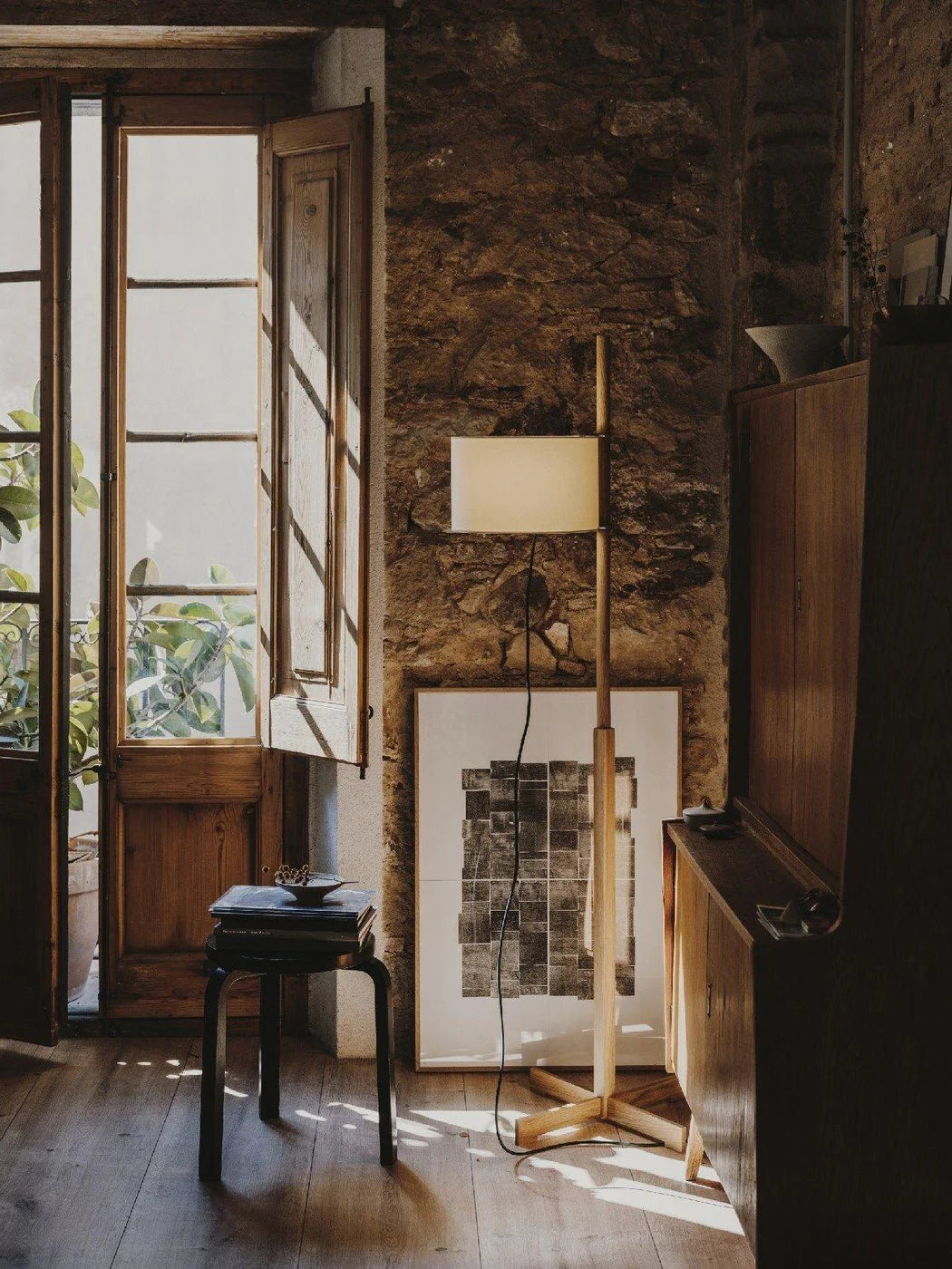 Wood Tmm Floor Lamp - Yiarolight