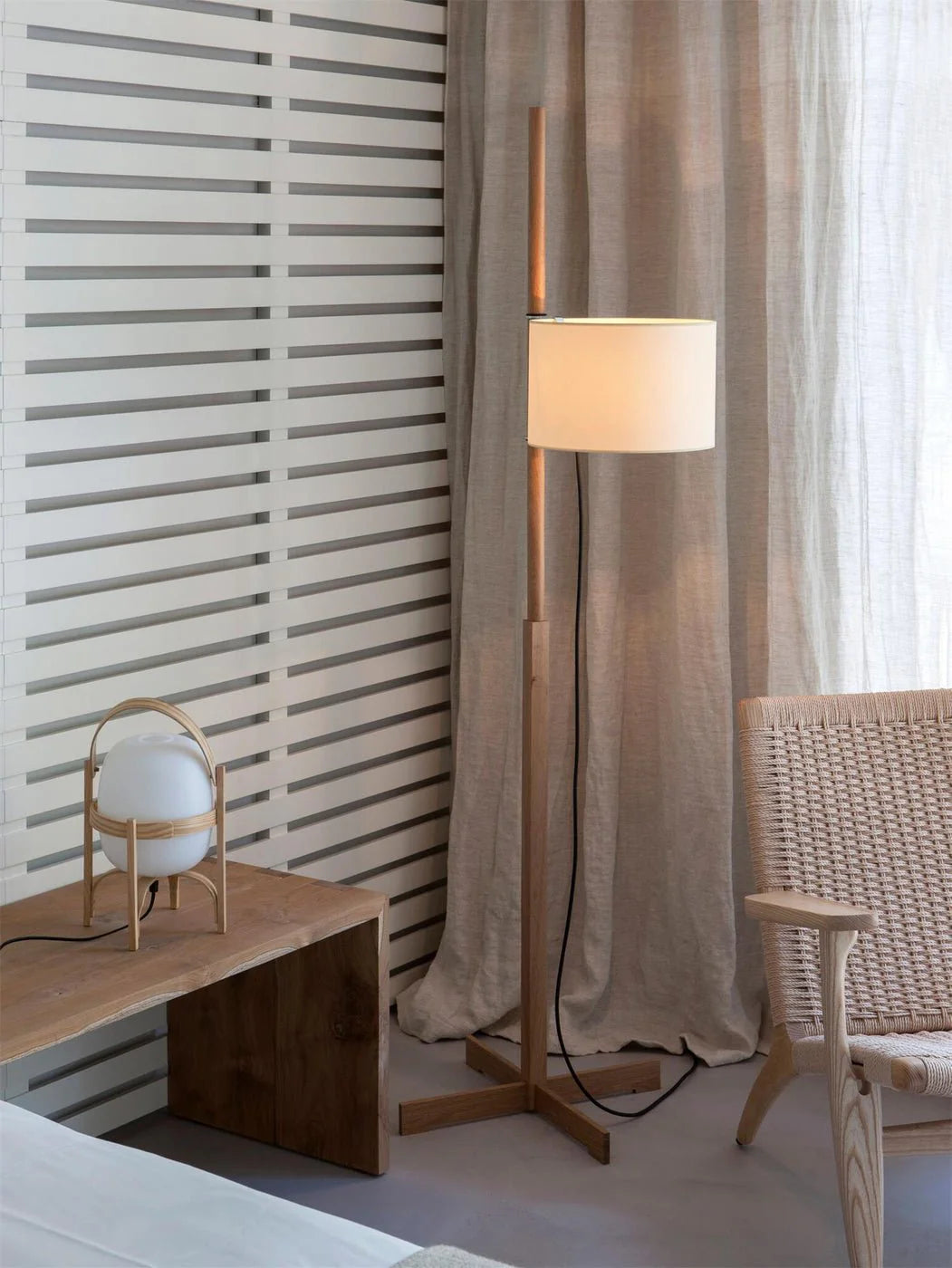 Wood Tmm Floor Lamp - Yiarolight