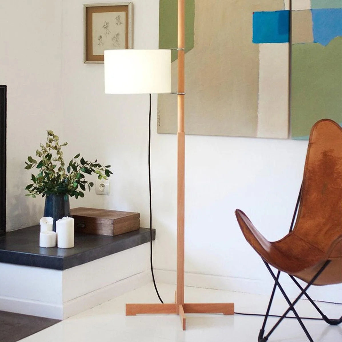 Wood Tmm Floor Lamp - Yiarolight