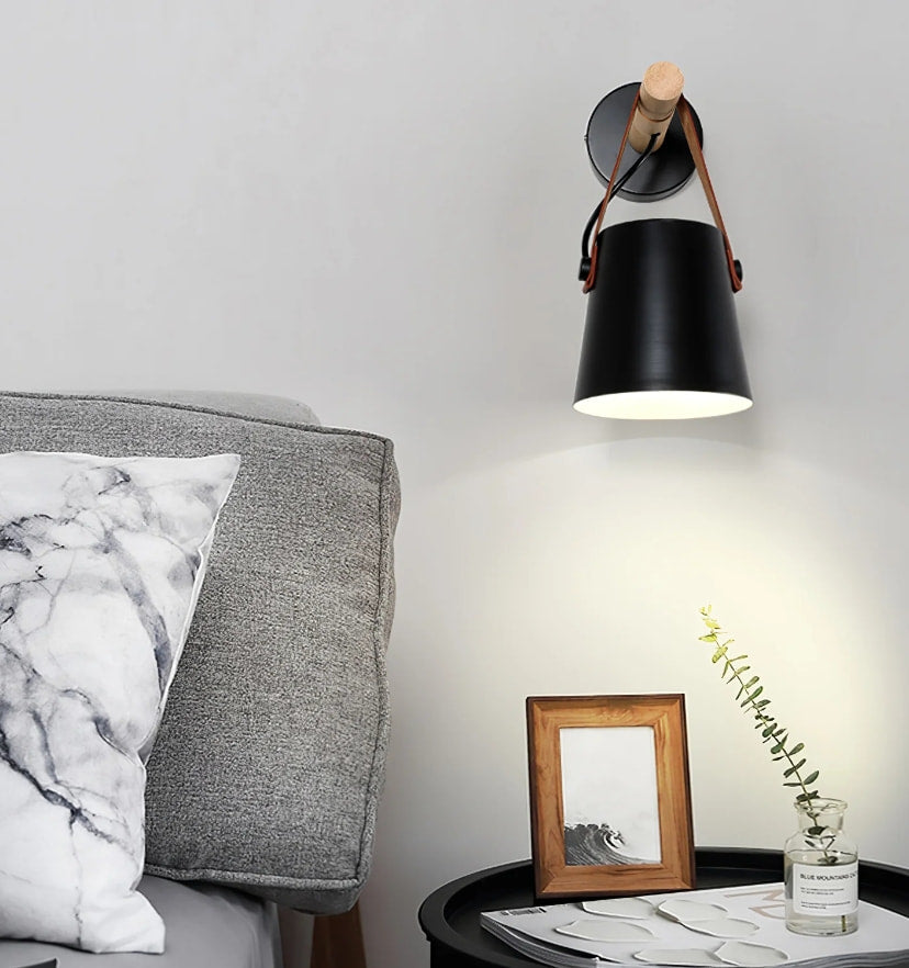 Wooden Conical Wall Light - Yiarolight
