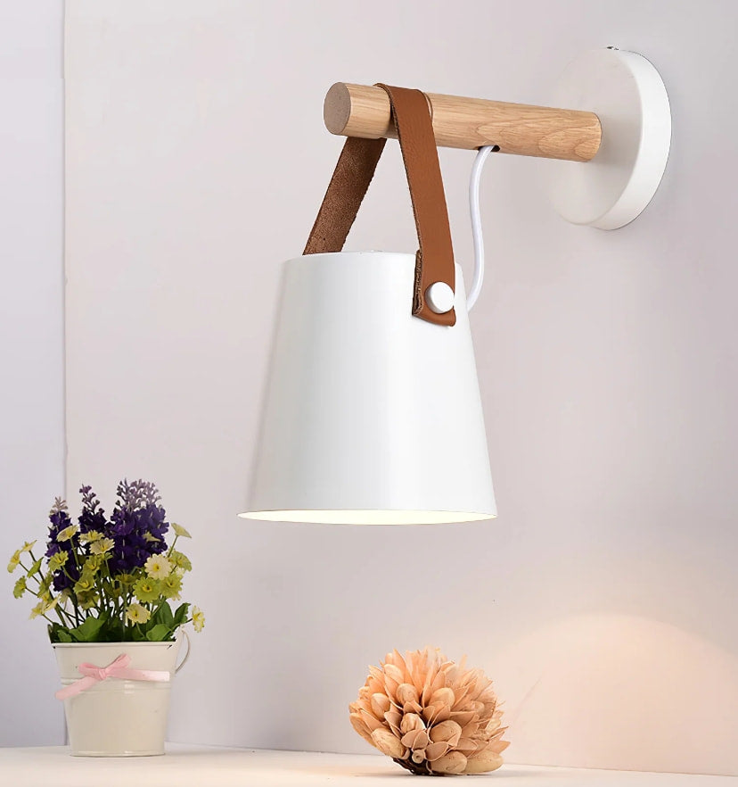 Wooden Conical Wall Light - Yiarolight