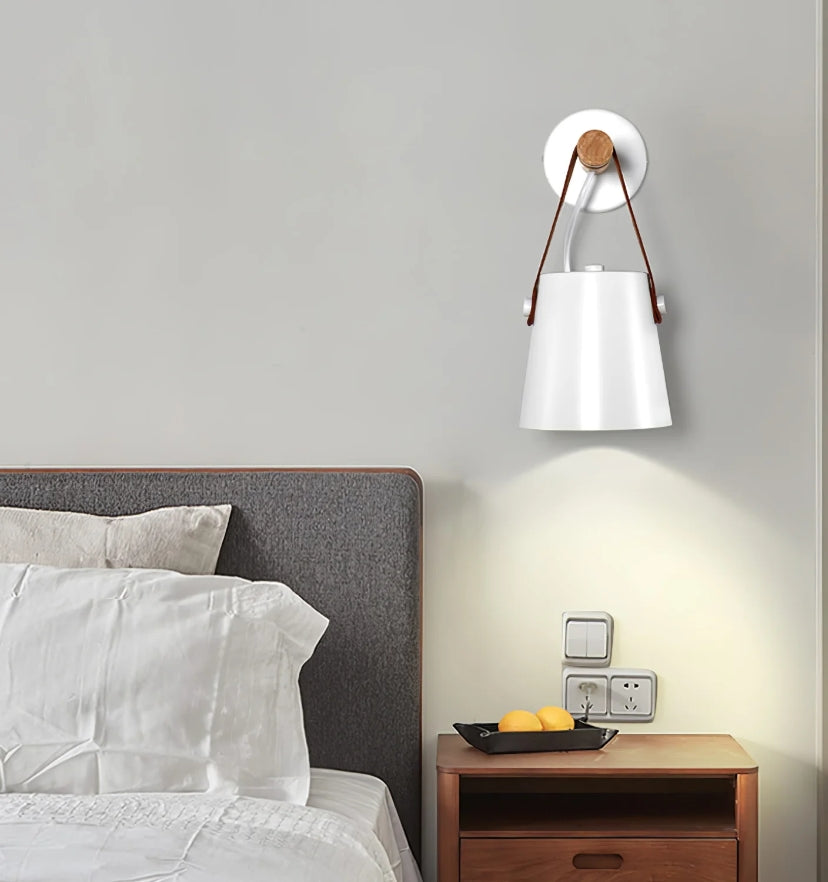 Wooden Conical Wall Light - Yiarolight