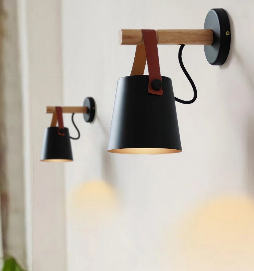 Wooden Conical Wall Light - Yiarolight
