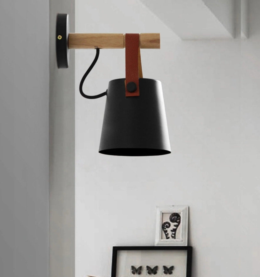 Wooden Conical Wall Light - Yiarolight