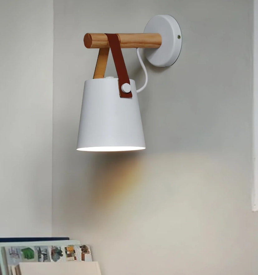 Wooden Conical Wall Light - Yiarolight