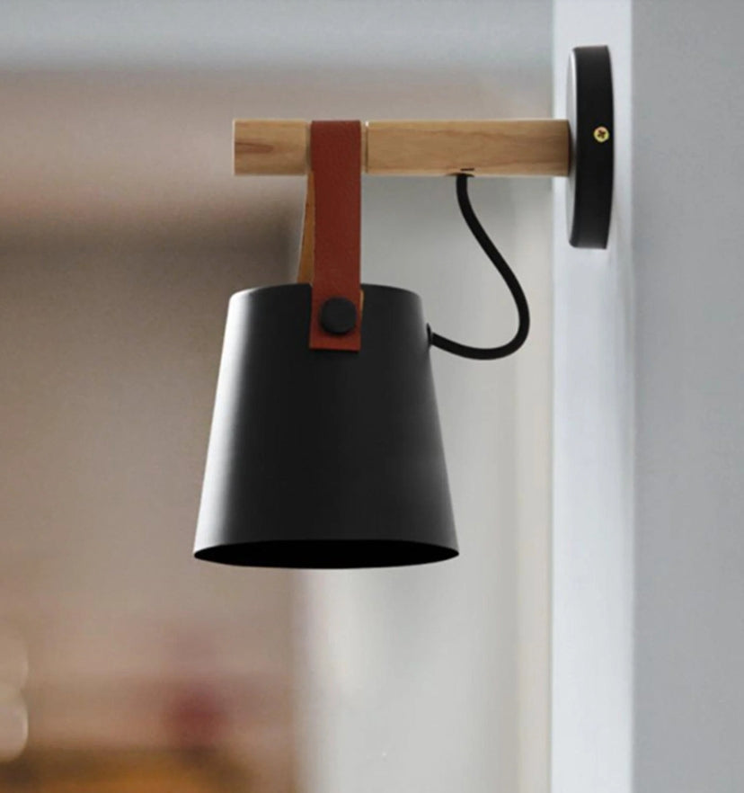 Wooden Conical Wall Light - Yiarolight