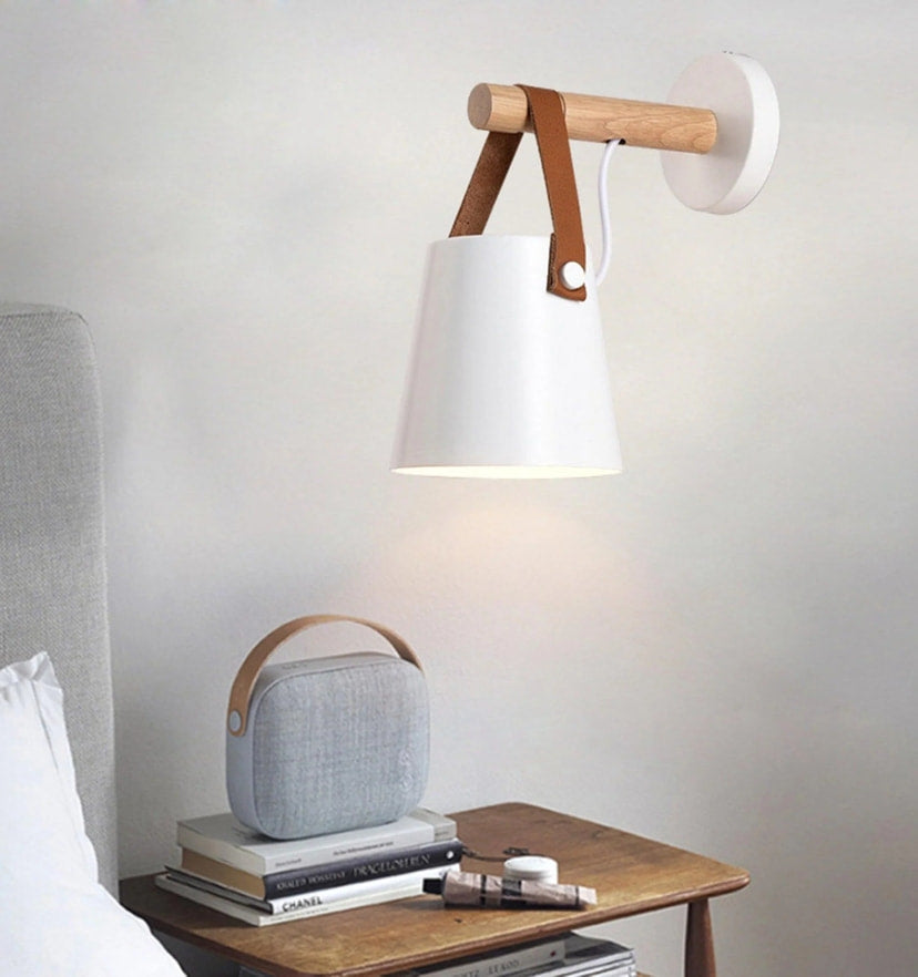 Wooden Conical Wall Light - Yiarolight