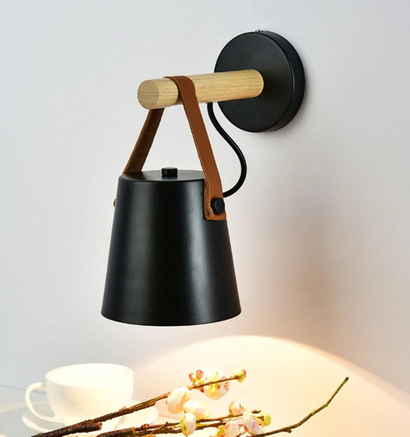 Wooden Conical Wall Light - Yiarolight