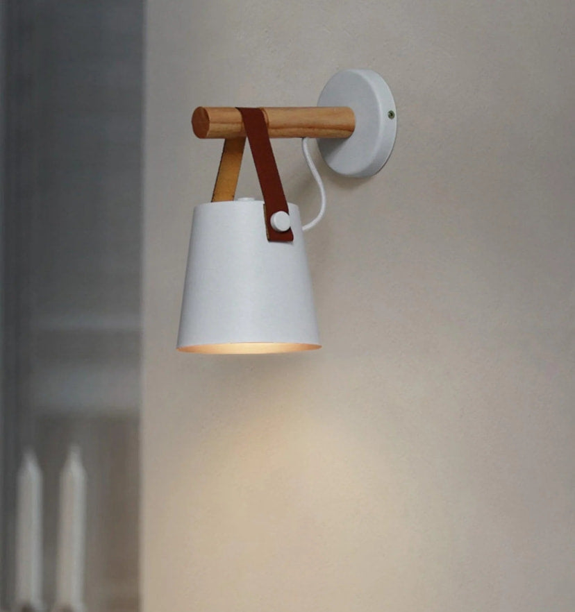 Wooden Conical Wall Light - Yiarolight