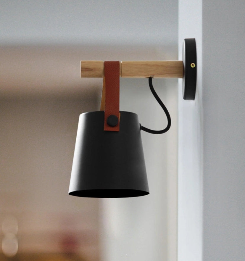 Wooden Conical Wall Light - Yiarolight