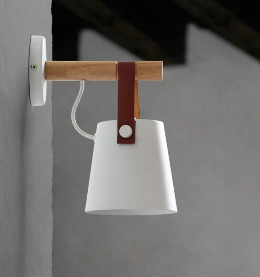Wooden Conical Wall Light - Yiarolight