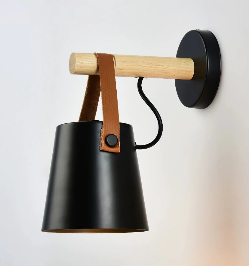Wooden Conical Wall Light - Yiarolight