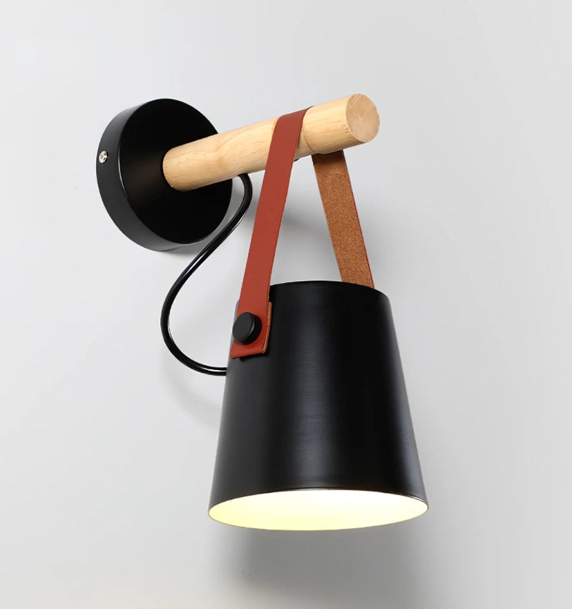 Wooden Conical Wall Light - Yiarolight