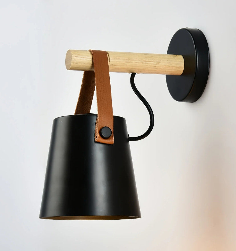 Wooden Conical Wall Light - Yiarolight
