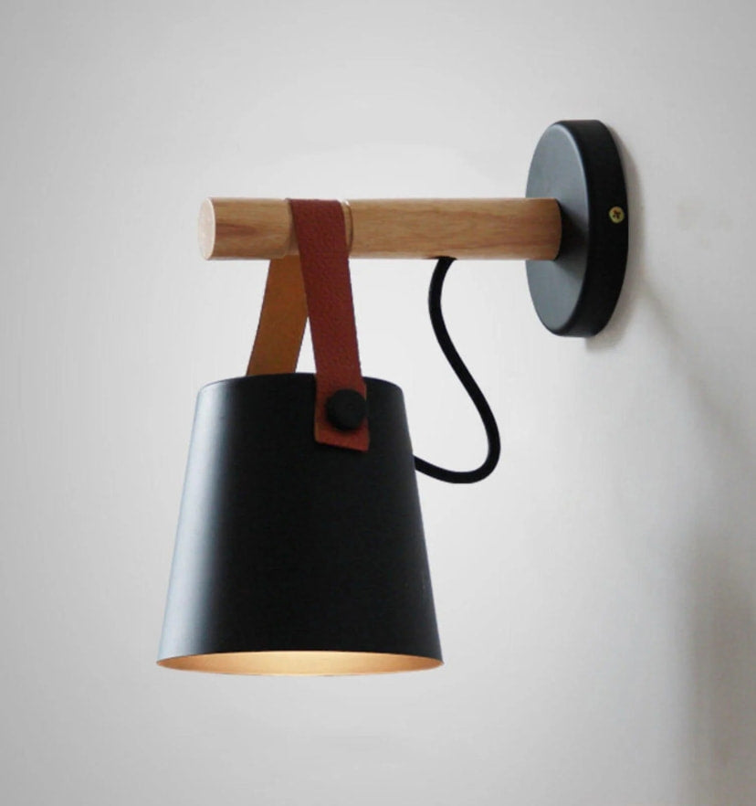 Wooden Conical Wall Light - Yiarolight