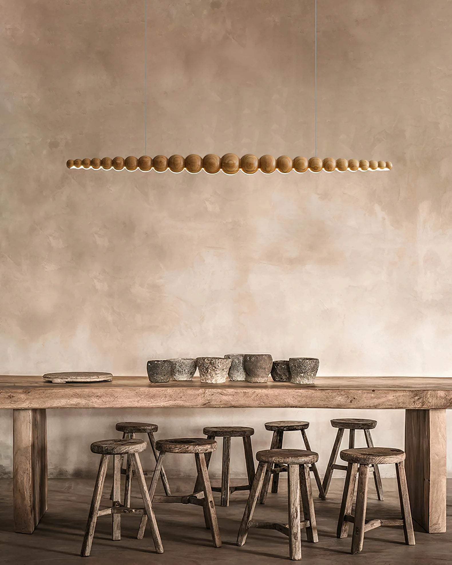 Woodline Orb Chandelier - Yiarolight