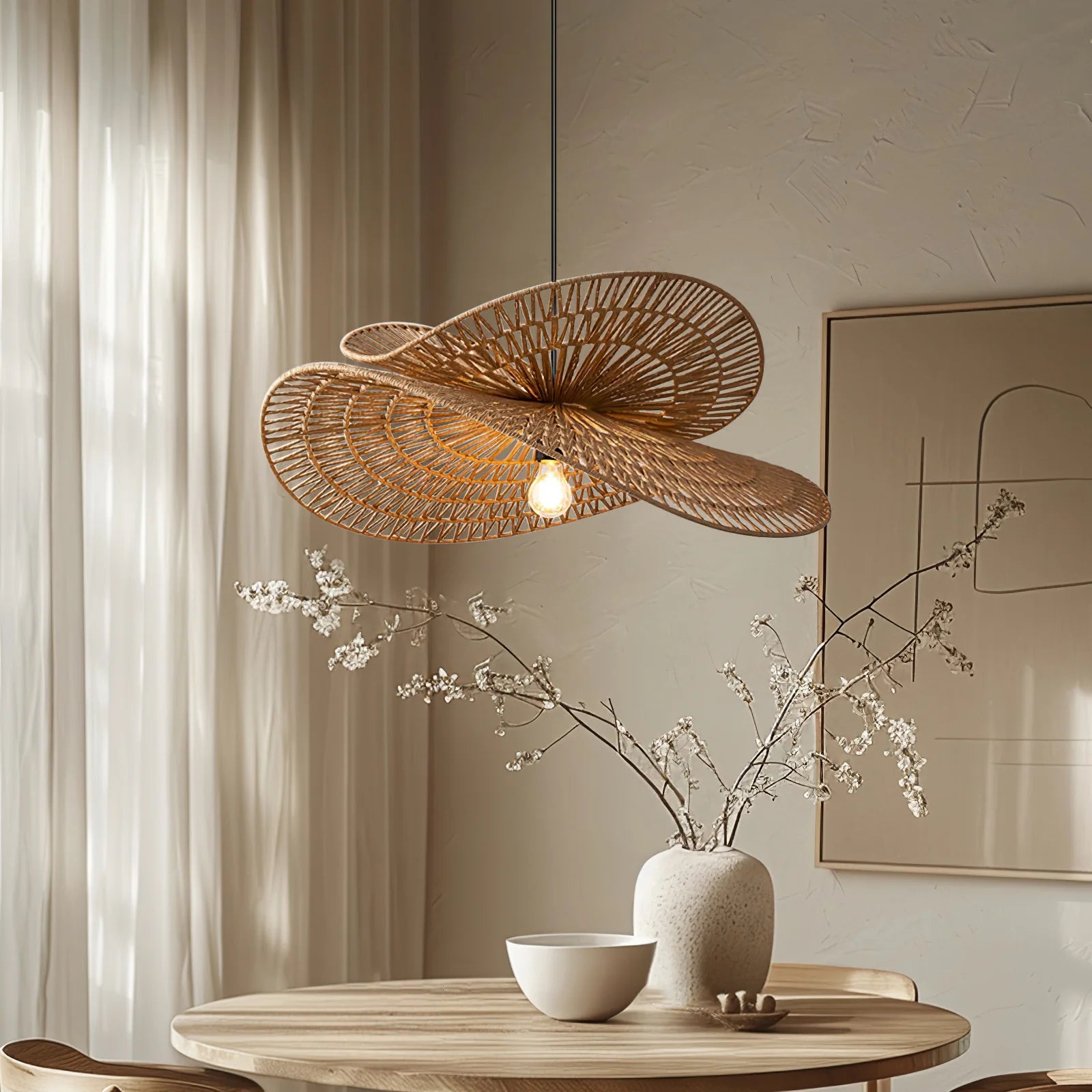 Woven Breeze Pendant Light - Auraolight