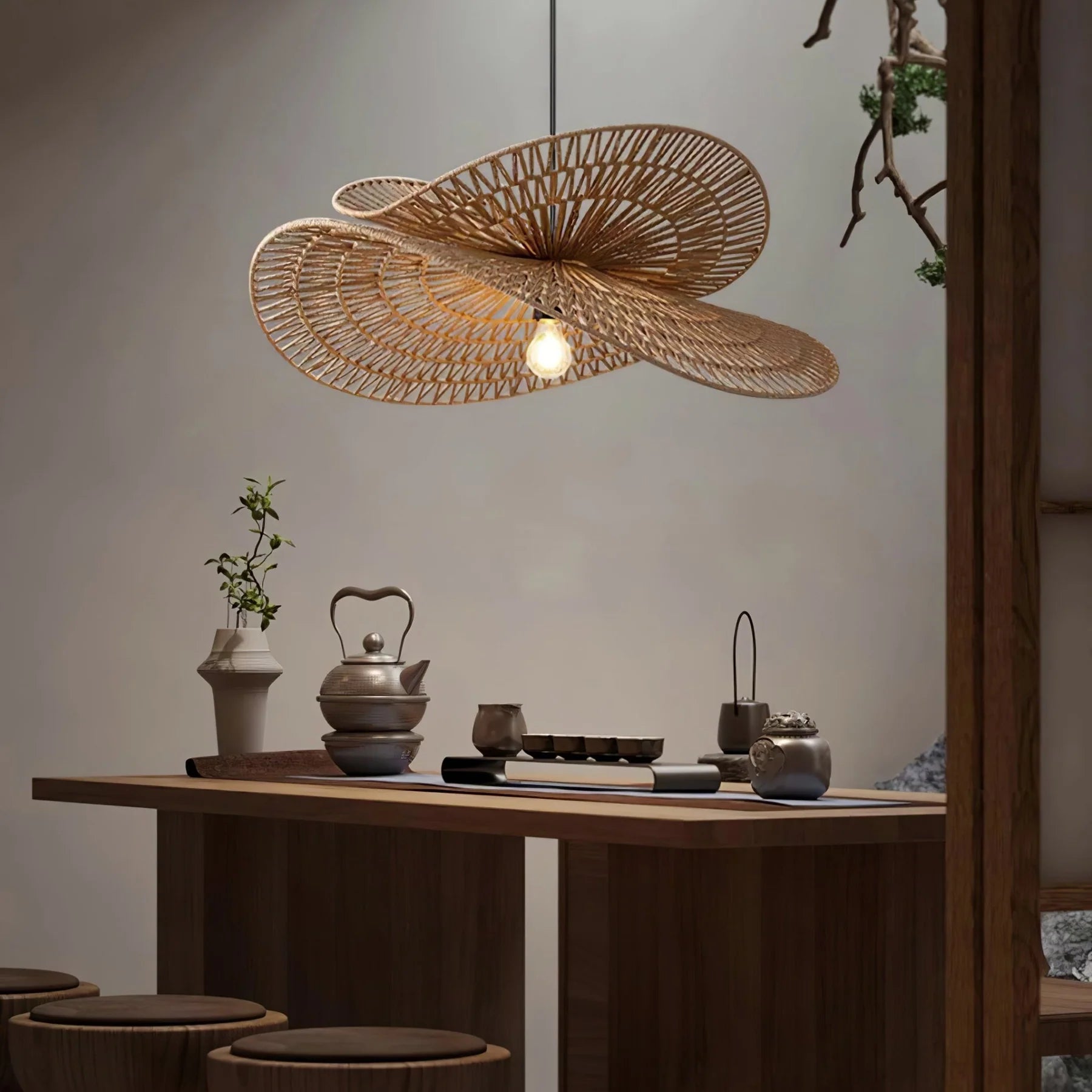 Woven Breeze Pendant Light - Auraolight