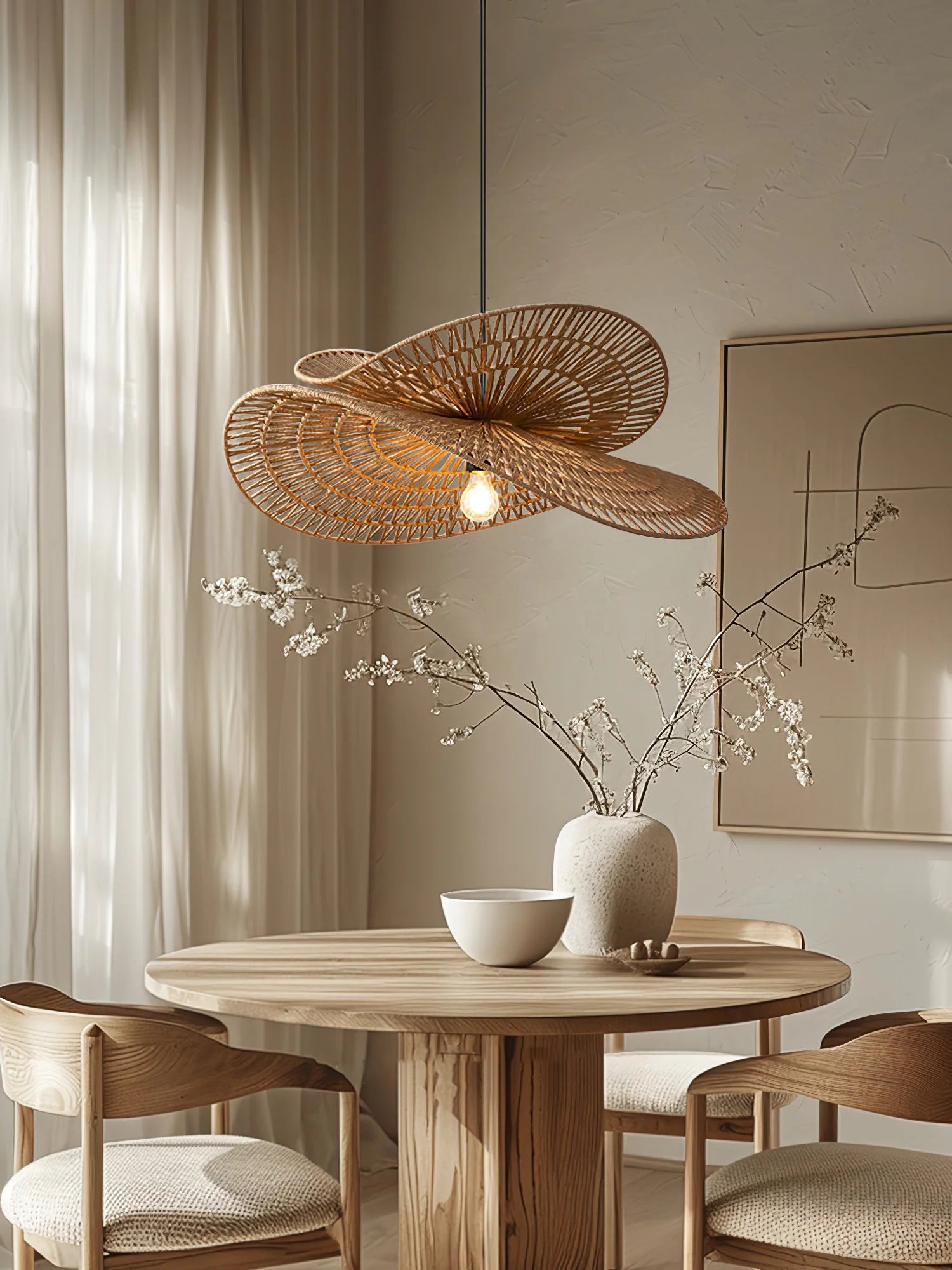 Woven Breeze Pendant Light - Auraolight