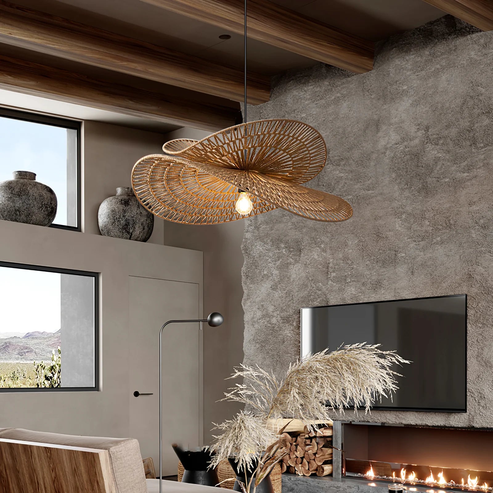 Woven Breeze Pendant Light - Auraolight