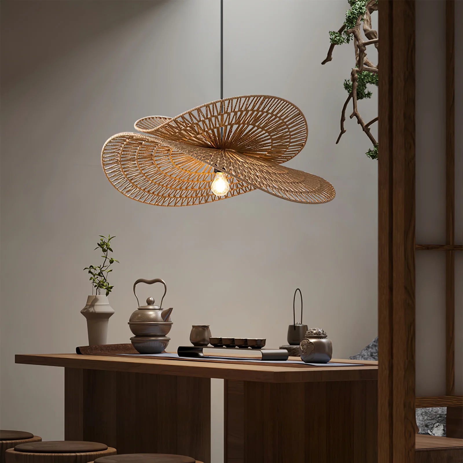 Woven Breeze Pendant Light - Auraolight