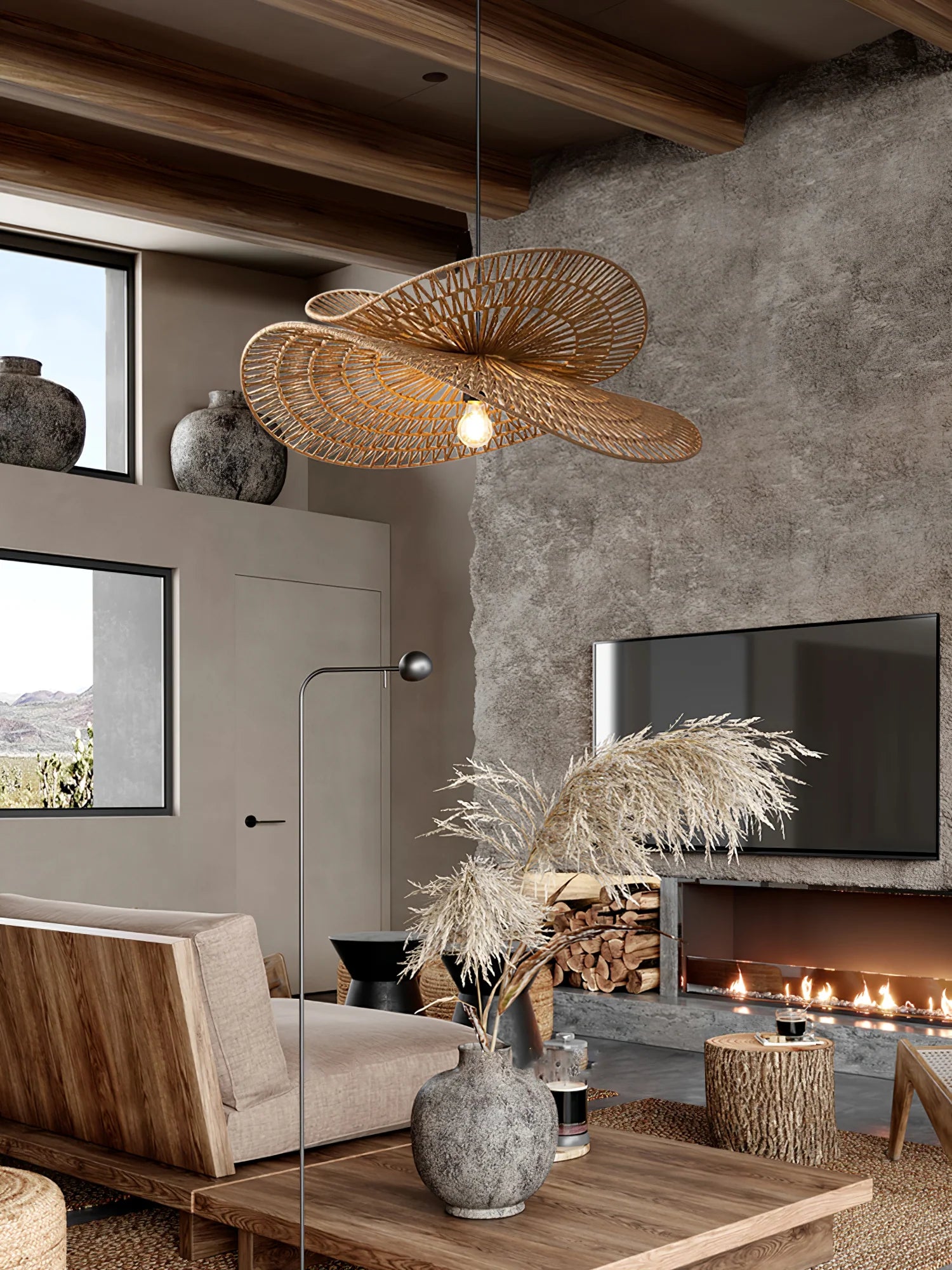Woven Breeze Pendant Light - Auraolight