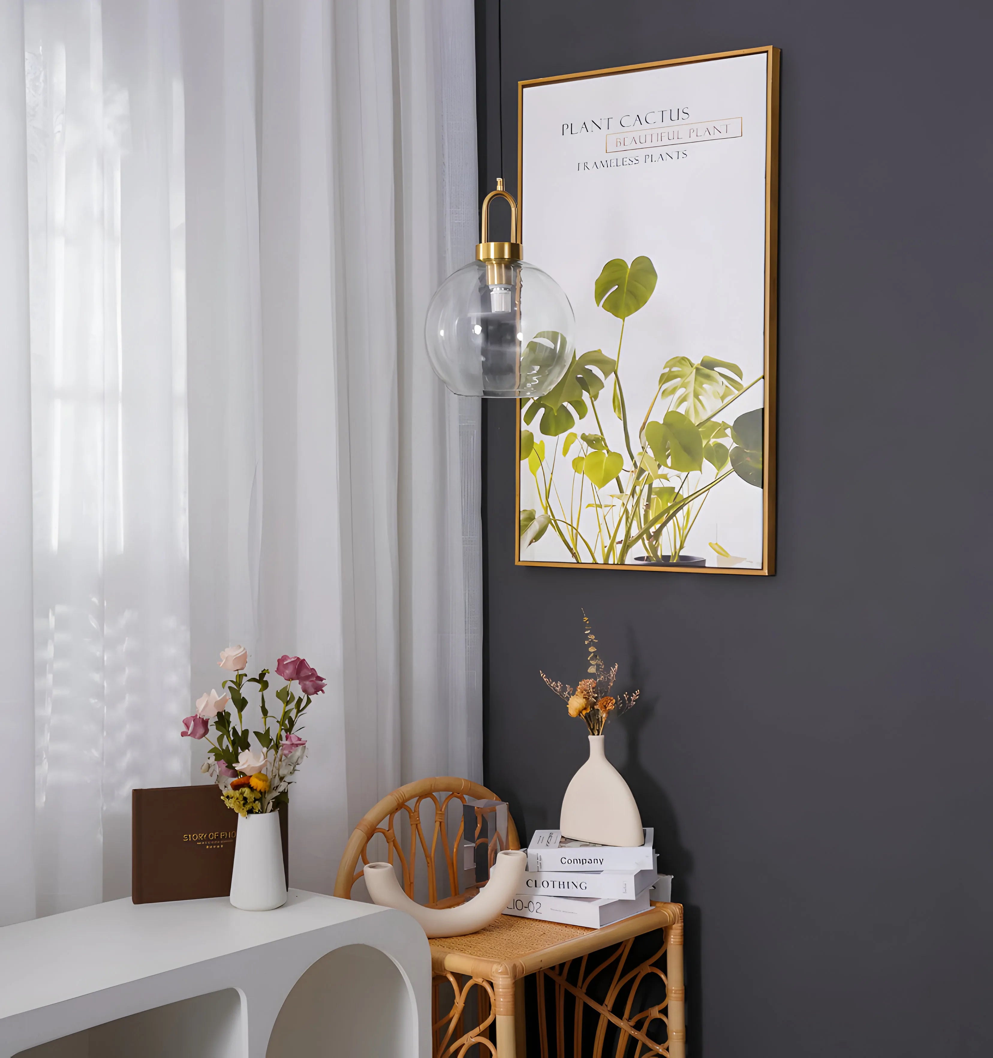 Pendulum Glass Pendant Lamp - Yiarolight